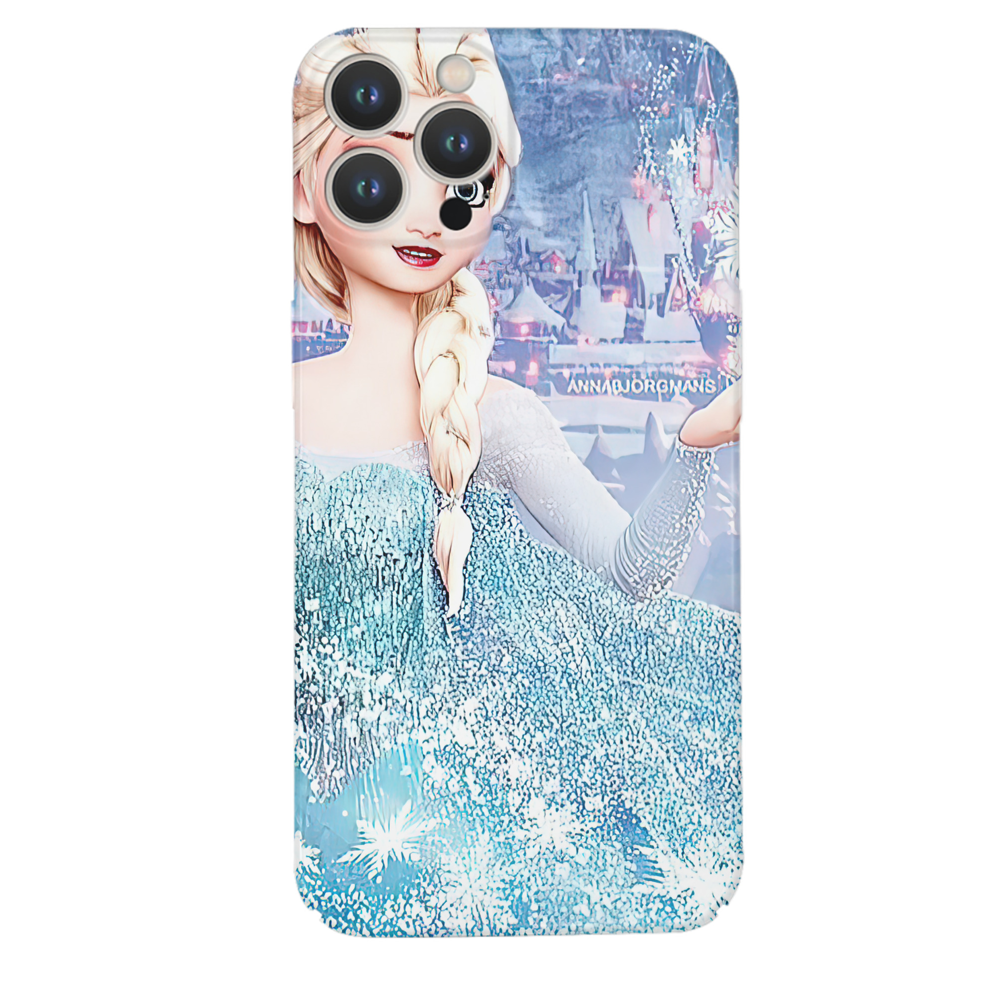 （画像用） アナと雪の女王 アンナ エルサ Frozen Anna Elsa 【iPhone 14シリーズ対応】ハードケース